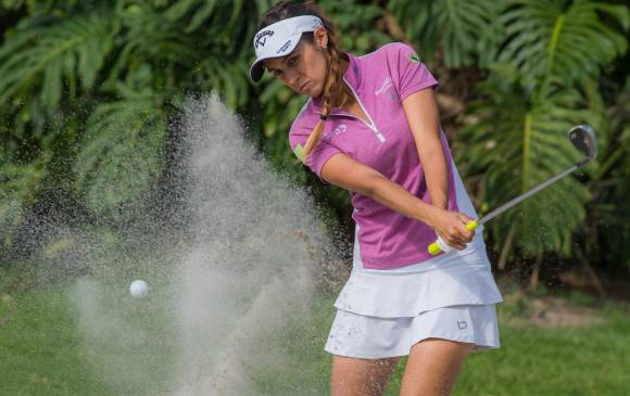 La golfista Paula Hurtado ganadora de vario títulos internacionales. Foto : Juan Antonio Sánchez