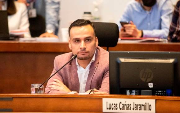 Lucas Cañas fue elegido presidente del Concejo de Medellín este 10 de noviembre. Foto: Camilo Suárez. 