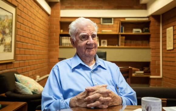 El empresario y político antioqueño Germán Sánchez Bernal será distinguido hoy por el Congreso de la República. FOTO Camilo Suárez