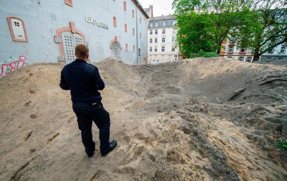 Imagen de una explosión controlada en Alemania. En 2020 hubo más de 10 evacuaciones masivas por hallazgo de bombas en Europa. FOTO: GETTY