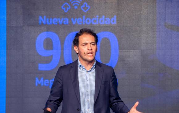Fabián Hernández, presidente de Movistar, dijo que la meta es conectar a más 300.000 hogares antioqueños. FOTO Juan Antonio Sánchez