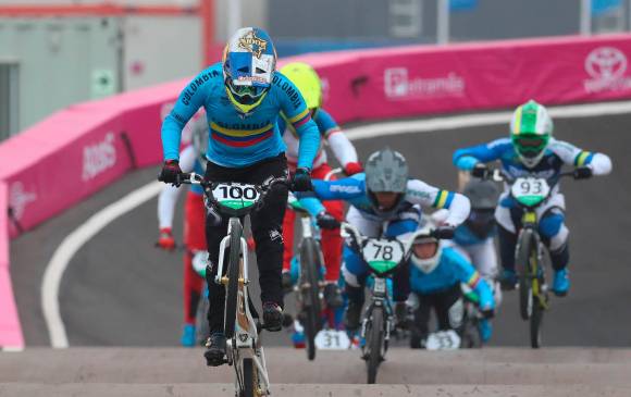 La múltiple campeona mundial engalana la pista de El Salitre, en Bogotá, sede del primer evento internacional del año en el país, las válidas internacionales de este deporte. FOTO: EFE