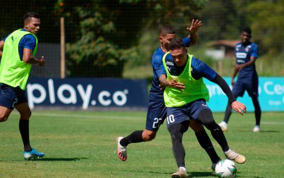 Bajo las órdenes de Hernán Darío Bolillo Gómez, el Poderoso se prepara para los retos de la Liga y la Copa Betplay. FOTO CORTESÍA DIM