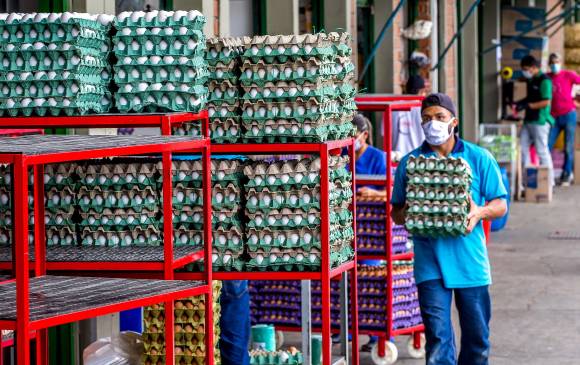 Entre enero y julio el índice de precios al consumidor de los huevos observó una variación de 24,81 %, según el Dane. FOTO Juan Antonio Sánchez