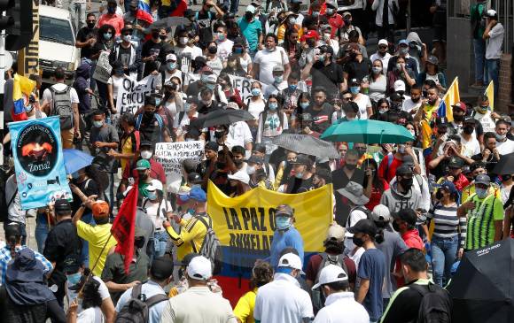 En el marco del paro, según Mindefensa, ya van al menos 24 presuntos fallecidos y 1.612 heridos. FOTO MANUEL SALDARRIAGA