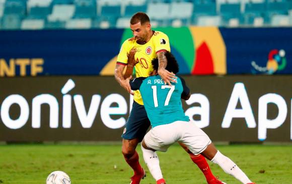 El antioqueño Edwin Cardona fue el artífice del gol que le dio la victoria a Colombia en el primer partido de la Selección en la Copa América, ante Ecuador. FOTO EFE