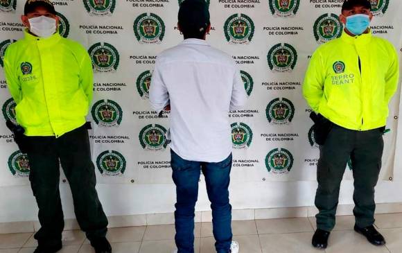 Exsecretario de Educación de Cáceres fue capturado por presunto abuso sexual de una menor de edad. FOTO POLICÍA ANTIOQUIA