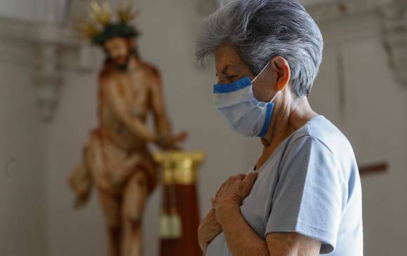 La fe y la esperanza son virtudes del cristianismo que la iglesia Católica aconseja fortalecer. La esperanza es la confianza de que algo bueno va a pasar. Foto: Manuel Saldarriaga Quintero.