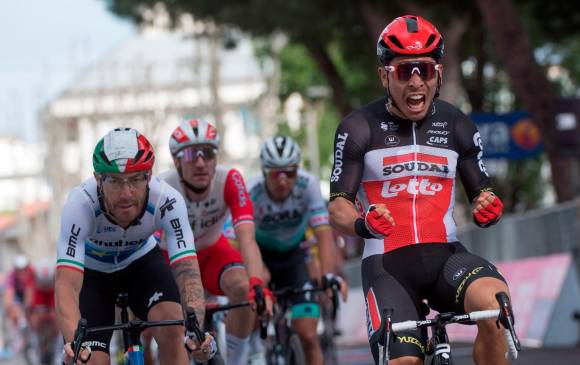 Caleb Ewan. FOTO: EFE