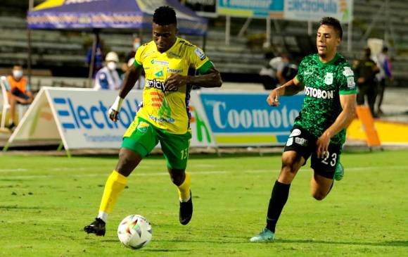 Alex Castro fue uno de los jugadores destacados de Nacional en la victoria como visitante 4-1 ante Huila. FOTO DIMAYOR 