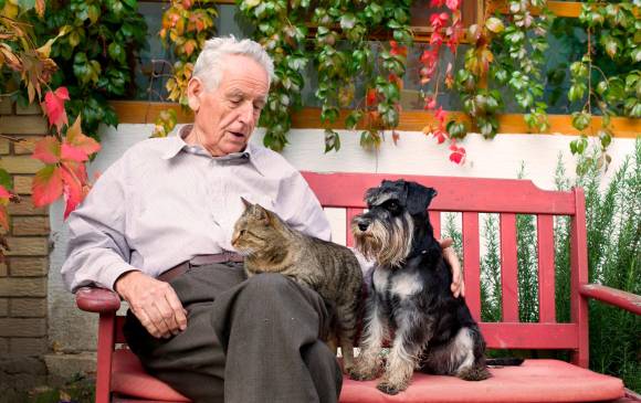 Cuando las personas mayores tienen animales a cargo encuentran un nuevo sentido a su día a día. FOTO sstock