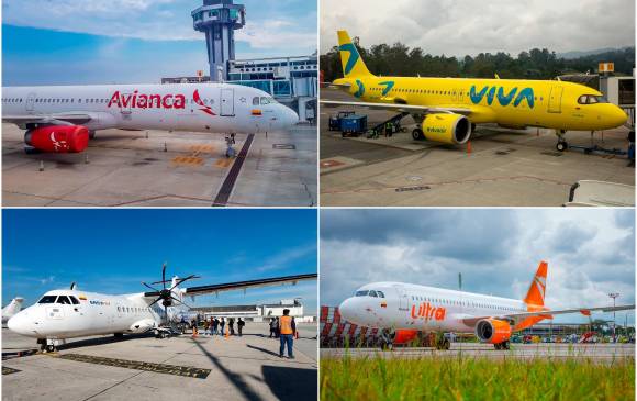 Avianca, Viva, Easyfly y Ultra toman fuerza en Antioquia. FOTO: ARCHIVO