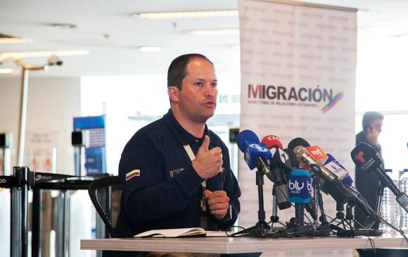 Juan Francisco Espinosa, director de Migración Colombia, llamó a la responsabilidad frente a la covid-19 FOTO MIGRACIÓN COLOMBIA