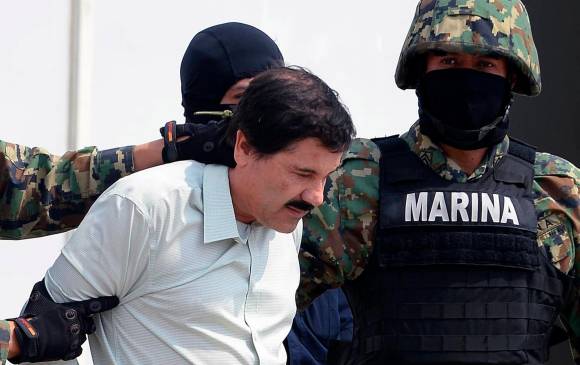 “El Chapo” Guzmán continuará preso en una cárcel en los Estados Unidos. FOTO: AFP.