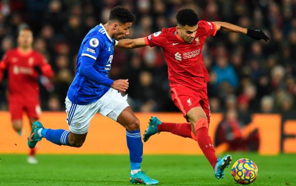 Luis Díaz ha jugado dos partidos con el Liverpool desde que llegó al club. FOTO TWITTER LIVERPOOL 