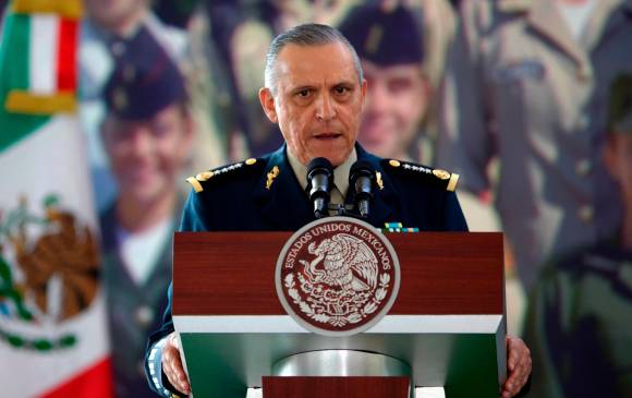 Salvador Cienfuegos, exministro de Defensa de México acusado de narcotráfico y lavado de dinero. FOTO EFE