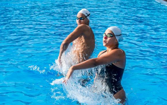 En la prueba de dúo mixto su pareja es Sofía Marín, con quien arrancó este año. FotoS juan antonio sánchez 