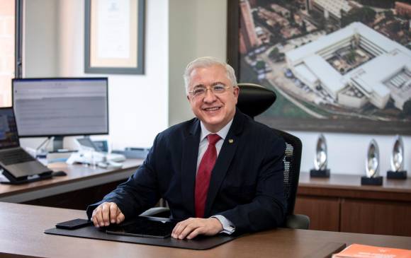 Jorge Julián Osorio será rector de la Universidad CES hasta enero de 2022. Ajusta seis años en ese cargo. FOTO Camilo Suárez