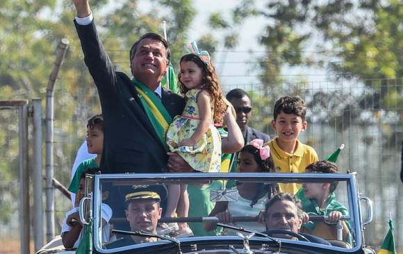 El índice de popularidad de Bolsonaro cayó en julio al 24%, su nivel más bajo desde que llegó al poder en 2019. FOTO AFP