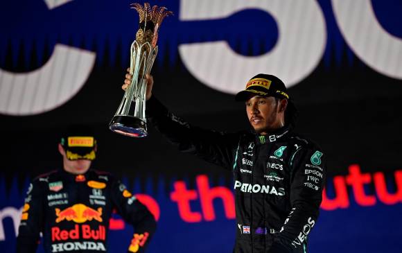 Lewis Hamilton elevó su récord histórico de victorias de la F1. FOTO: EFE