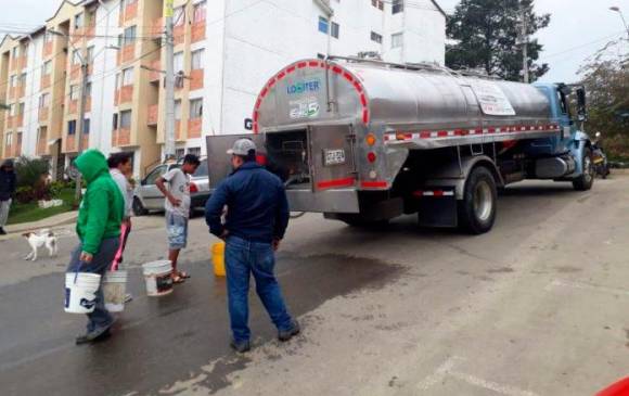 Según EPM, durante el corte del servicio se suministrará agua a la comunidad con camiones. FOTO ARCHIVO 