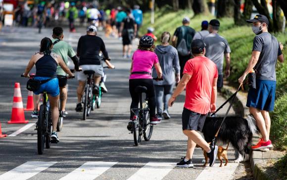 Las ciclovías del domingo 28 de marzo y domingo 4 de abril funcionarán normalmente. FOTO Manuel Saldarriaga