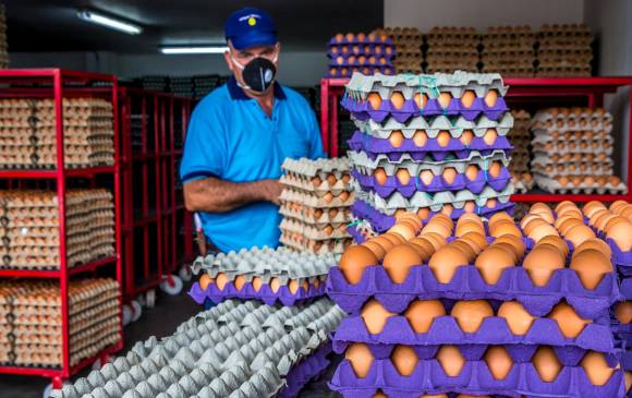 En Medellín el precio de los huevos observó aumentos del 36% el año anterior. FOTO Juan Antonio Sánchez