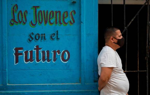 Las fachadas en La Habana, Cuba también son aprovechadas para manifestar el sentir cubano. FOTO EFE