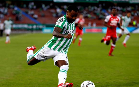 Dorlan Mauricio Pabón se ha reencontrado con el amor de la hinchada verde que le reconoce su entrega y aporte a Nacional. FOTO DIMAYOR 