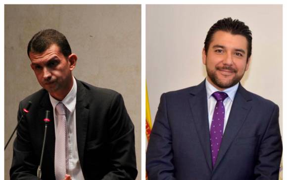 El contratista condenado Emilio Tapia (izquierda) habría sobornado al exviceministro TIC, Iván Mantilla (derecha), para obtener beneficios dentro del contrato de Centros Poblados. FOTO Cortesía