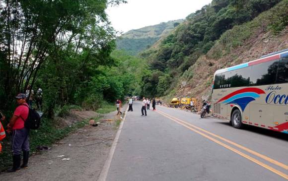 Varios heridos dejó accidente de bus en La Pintada