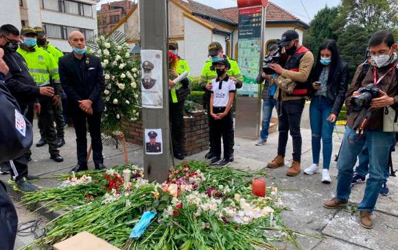 Homenaje a Edwin Arnoldo Caro en Bogotá. FOTO CORTESÍA