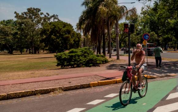 La ola de calor de Argentina terminaría este fin de semana. El Servicio Meteorológico Nacional proyecta temperaturas cercanas a los 40°C en lo que queda de la semana. FOTO getty