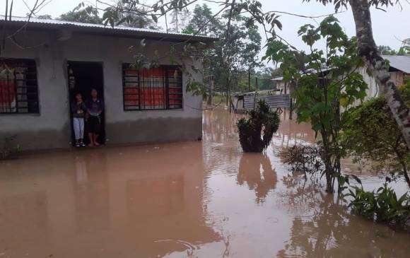 Doce municipios afectados, el balance de las lluvias del 21 de julio en Putumayo. Foto: gobernación del Putumayo.