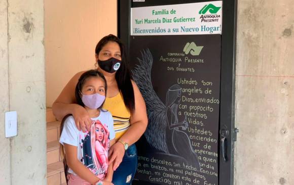 Antioquia Presente entregó viviendas nuevas a familias damnificadas de la tragedia de Mocoa, ocurrida en 2017. FOTO cortesía