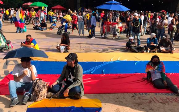 En el Parque de los Deseos la jornada se desarrolló entre música, baile y manifestaciones culturales. FOTO: JULIO HERRERA
