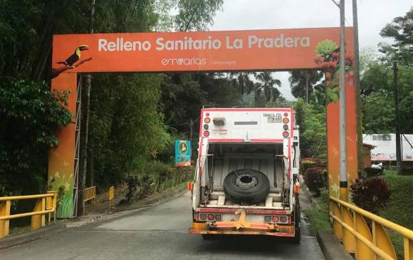 La Pradera recibe las basuras de Medellín, el área metropolitana y 38 municipios de Antioquia. FOTO TOMADA DE TWITTER @Emvarias