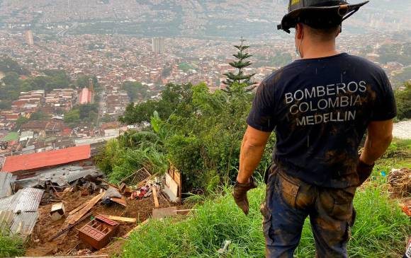 Al lugar de los hechos se desplazaron dos máquinas de bomberos con diez unidades bomberiles. FOTO: Cortesía Dagrd.