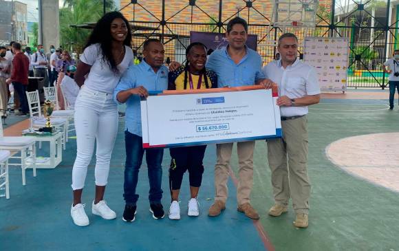 Ubaldina recibió reconocimiento en Olimpiadas de la Paz 