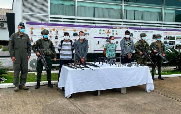 En medio de operativos contra el Clan del Golfo, fuero capturadas 14 personas en diferentes ciudades del país. FOTO: Colprensa