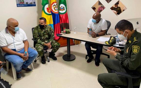 La alcaldía y la Fuerza Pública del Chocó buscan salidas a los hechos de violencia que se han presentado en los últimos días en la capital Quibdó. FOTO CORTESÍA