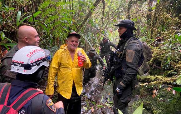 Álvaro Álvarez fue hallado en zona boscosa de la vereda La Honda de El Carmen de Viboral. FOTO TOMADA DE TWITTER @OrientadosO