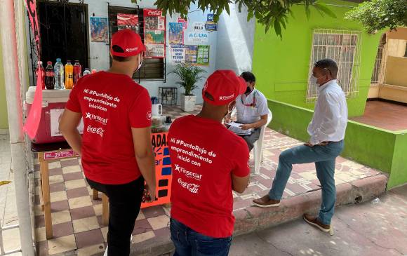 Finsocial anunció la alianza que firmó con Coca Cola FEMSA, la cual busca impactar a más de 10.000 establecimientos de comercio. Foto: Colprensa