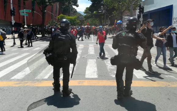 Protestas de este lunes en Medellín dejan cinco heridos, según el Personero