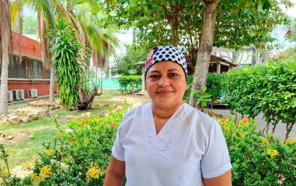 Verónica Machado es la jefe enfermera del Hospital Universitario de Sincelejo. Tiene 46 años y 22 como enfermera. Foto: Laura Tamayo