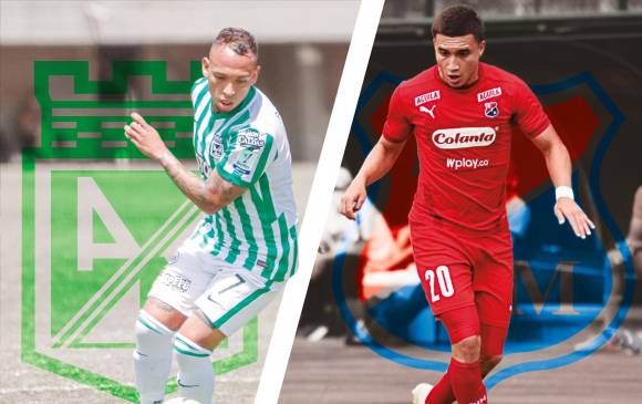 Jarlan Barrera (Nacional) y Juan Pablo Gallego (DIM), listos para entregar lo mejor. FOTOS CORTESÍA NACIONAL Y DIM