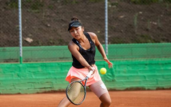 Romina Ccuno fue la única representante de Perú en el cuadro principal de individual en este Open. Dice que volverá en mejores condiciones físicas para pelear el título. FOTO Camilo suárez 