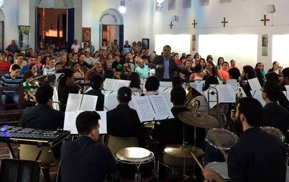 A cuatro de los profesores de la Escuela de Música no se les renovó el contrato este año. FOTO Escuela de música de girardota.