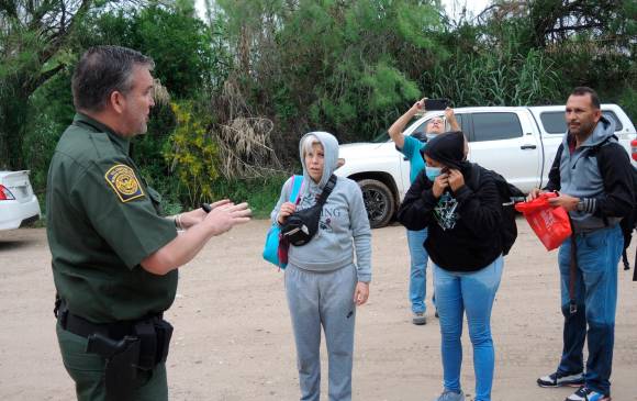 La patrulla fronteriza de Estados Unidos está detectando casos de venezolanos que cruzan al país desde México. FOTO getty
