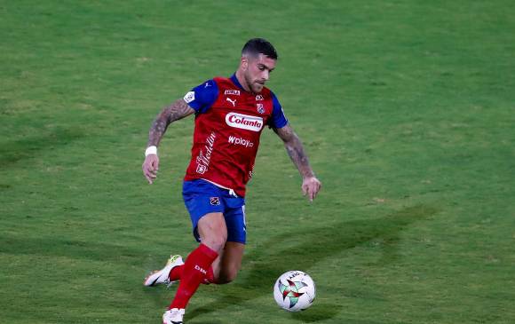 El argentino Adrián Arregui ha disputado 60 partidos con Medellín, en los que acumula diez anotaciones. FOTO EDWIN BUSTAMANTE